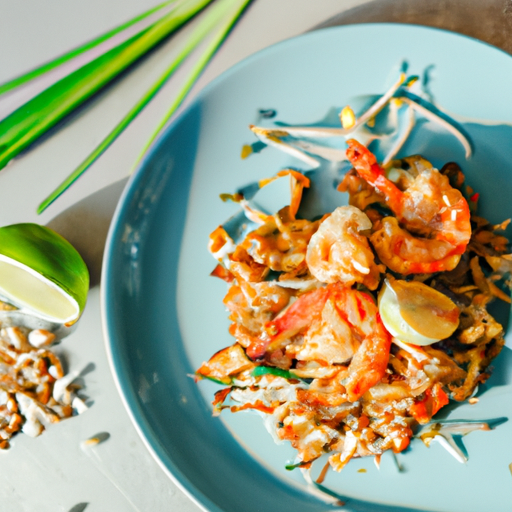 Pad thai s krevetami