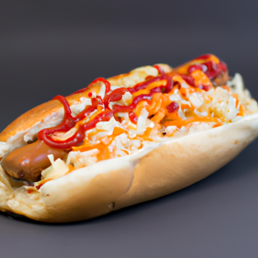 Pikantní hot dog se slaninou