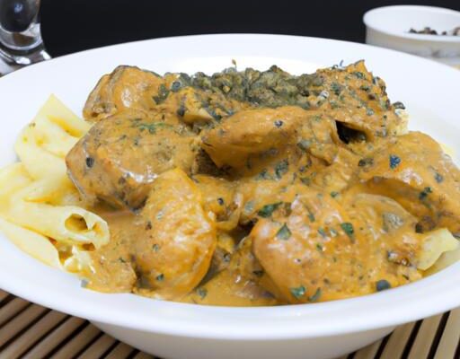 Brazilský bobkový kuřecí stroganoff