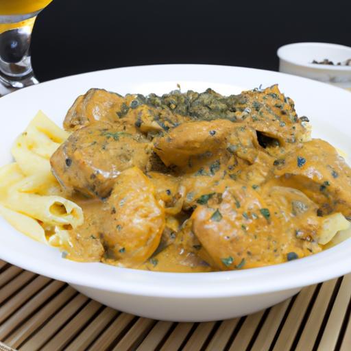 Brazilský bobkový kuřecí stroganoff