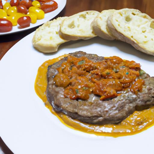 Argentinský steak s rajčetovou salsa