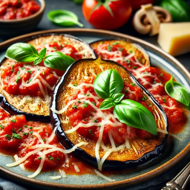 Pečené lilky s rajčatovou omáčkou