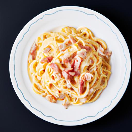 Těstoviny carbonara s pancettou