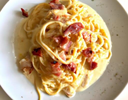 Špagety carbonara s pancettou