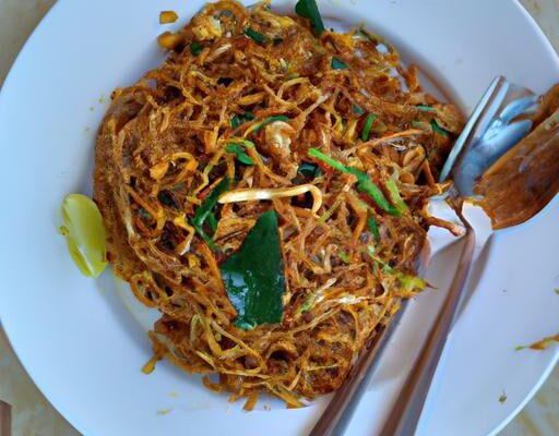 Indonéské smažené nudle Mee Goreng