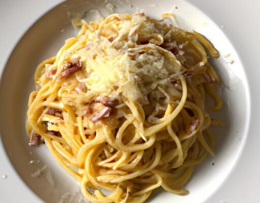 Spaghetti Carbonara s parmazánem