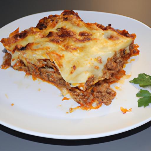 Lasagne s boloňskou omáčkou