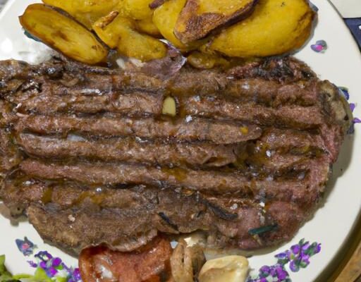 Grilovaný argentinský steak asado