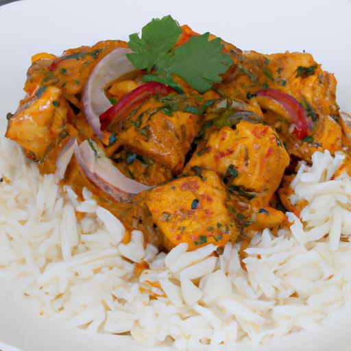 Kuřecí tikka masala s rýží