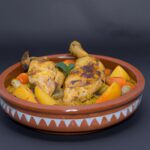 Marocký tajine s kuřecím masem