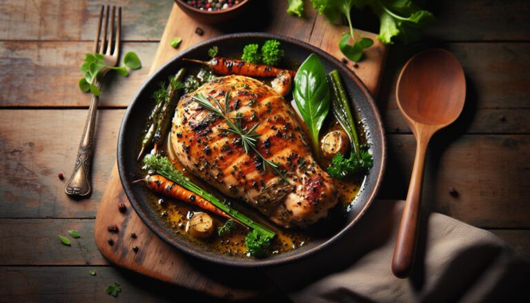 Kuřecí frikasé s bylinkami