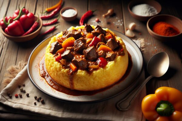 Hovězí guláš na cibulce