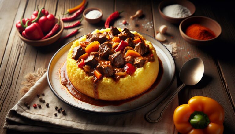 Hovězí guláš na cibulce