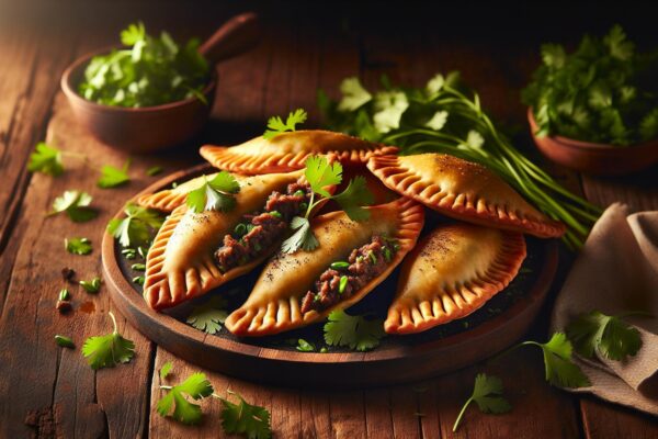 Hovězí empanady s koriandrem