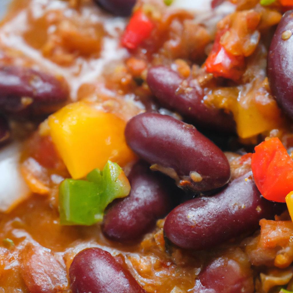 Veganské chilli s fazolemi