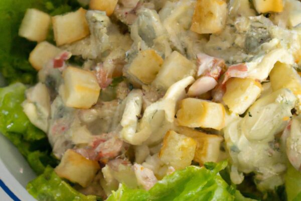 Brazilský kuřecí salát s majonézou