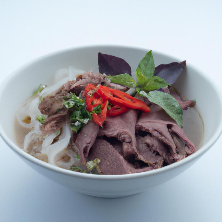 Vietnamská hovězí polévka Pho