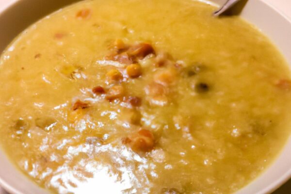 Staročeská hrachová polévka