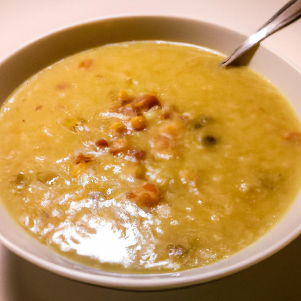 Staročeská hrachová polévka