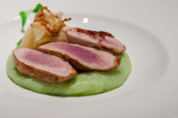 Kachní prsa s celerovým pyré