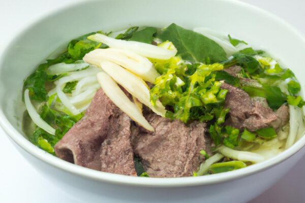 Hovězí polévka pho bo