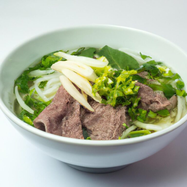 Hovězí polévka pho bo