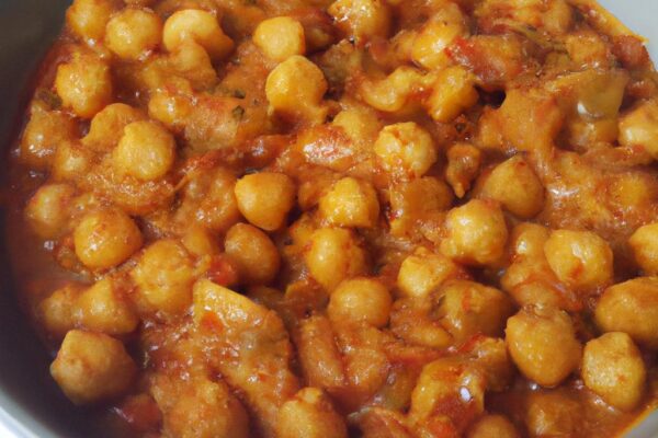 Kořeněné kari s cizrnou