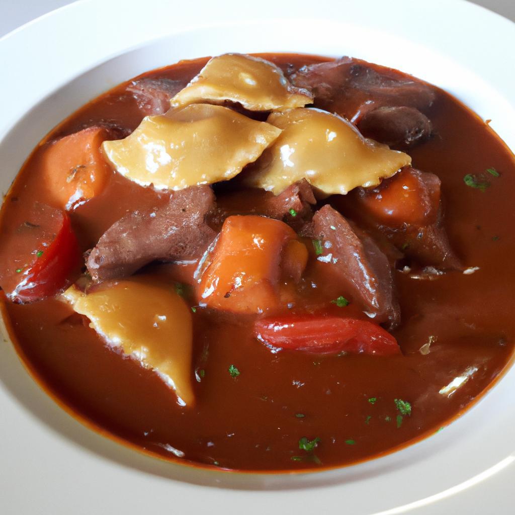 Hovězí guláš s knedlíkem