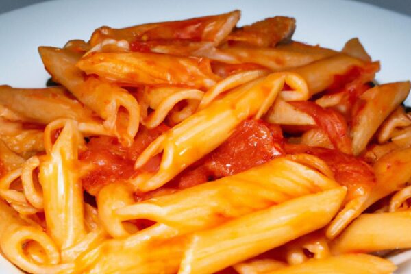 Italské těstoviny s rajčatovou omáčkou