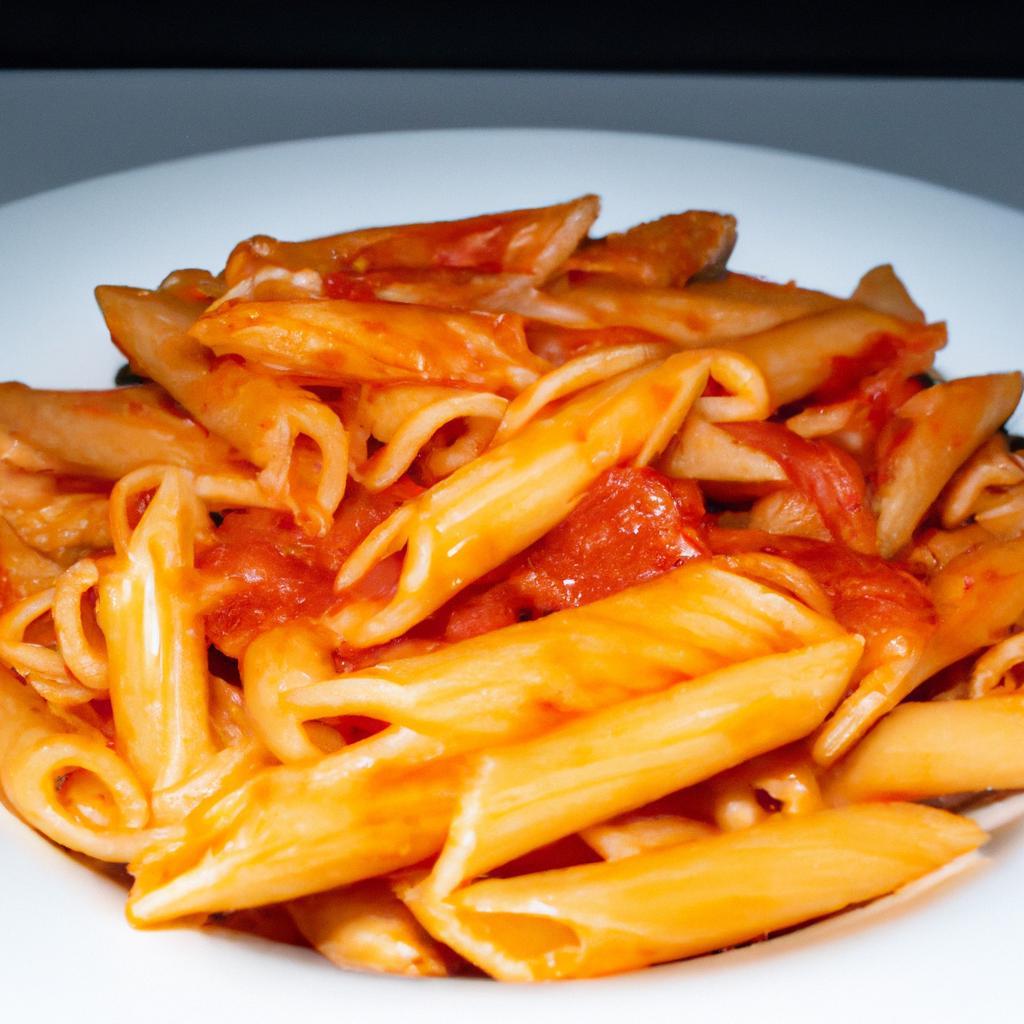 Italské těstoviny s rajčatovou omáčkou