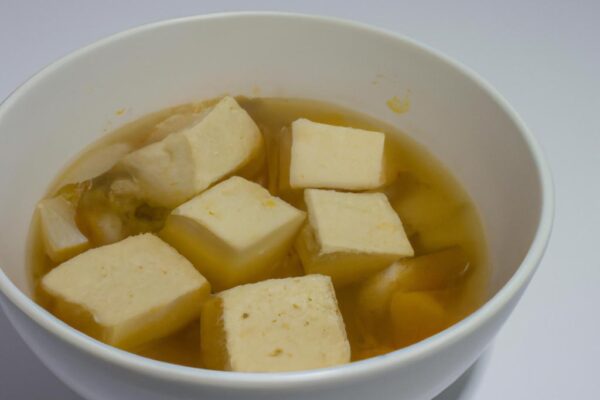 Polévka miso s tofu