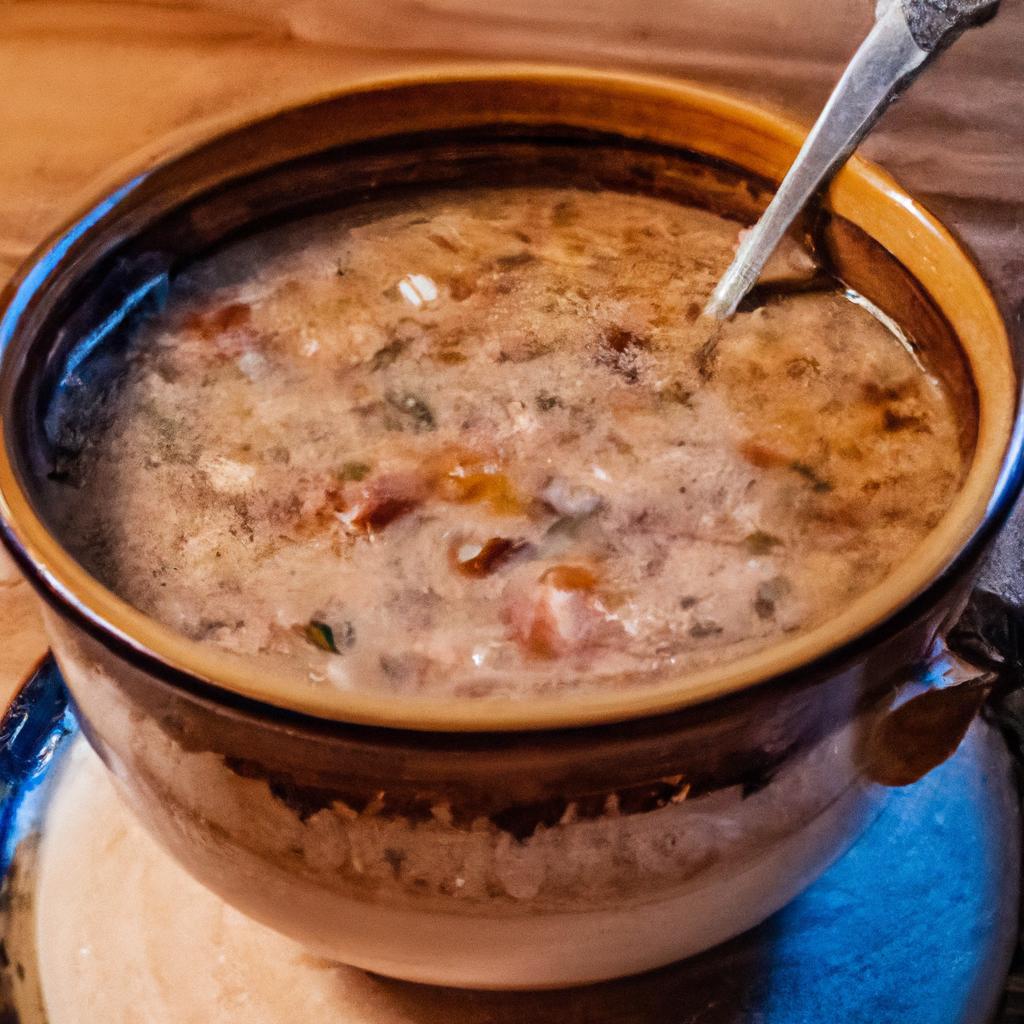 Staročeská houbová polévka