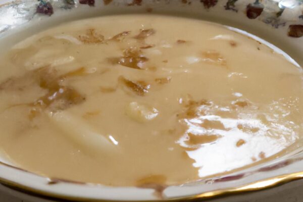 Polévka z cibule a sýra