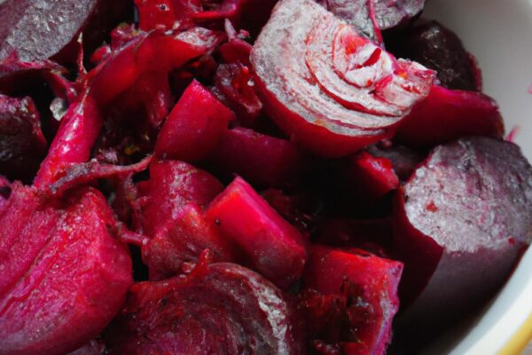 Kořeněné kari z červené řepy