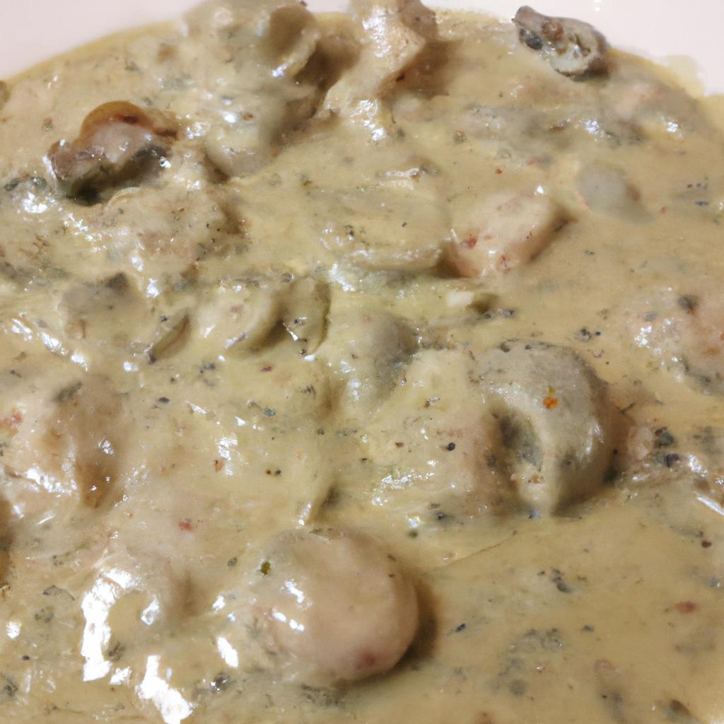 Staročeská houbová omáčka s knedlíkem