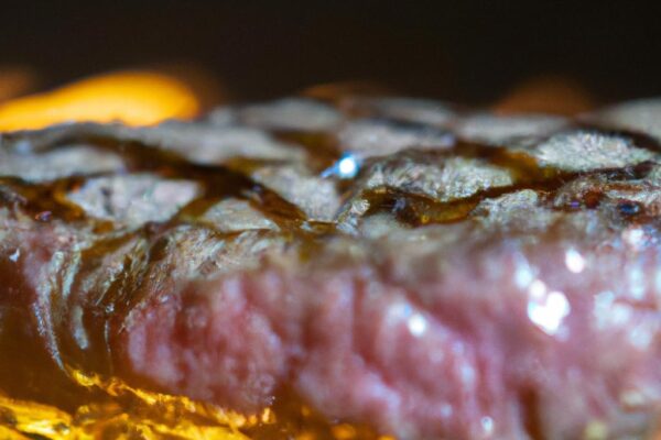 Argentinský hovězí steak na grilu