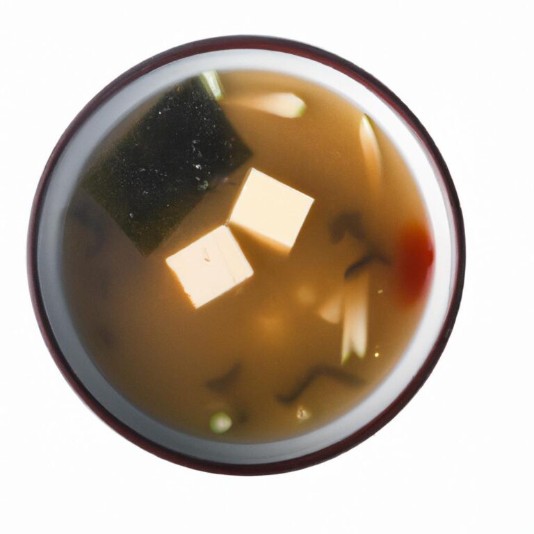 Japonská miso polévka s tofu