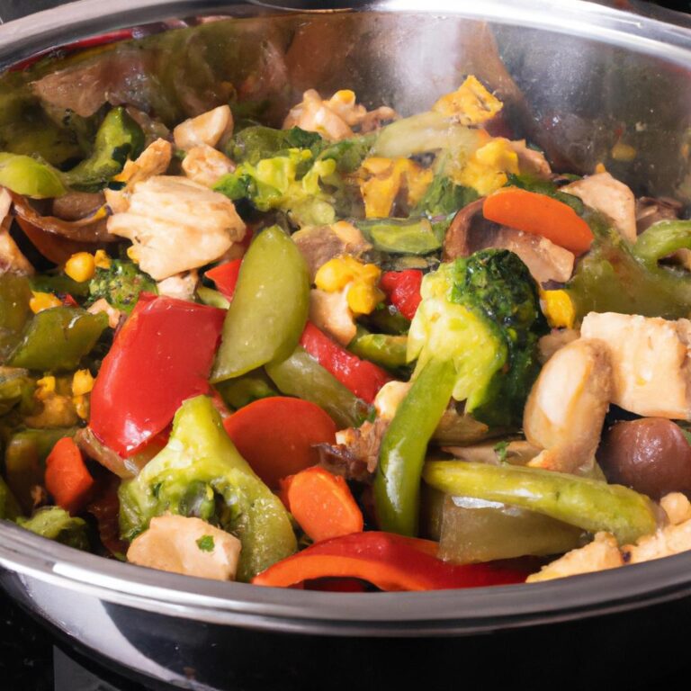 Kuřecí stir fry se zeleninou