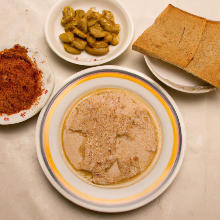 Egyptský ful medames s chlebem