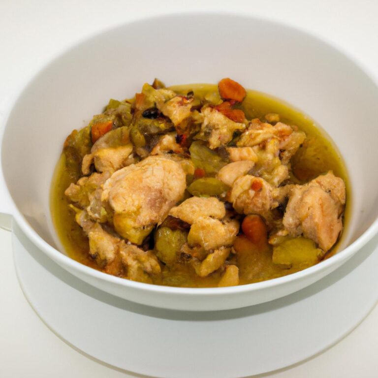 Kuřecí ragú na bílém víně