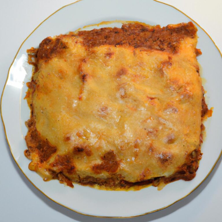 Domácí lasagne s mletým masem