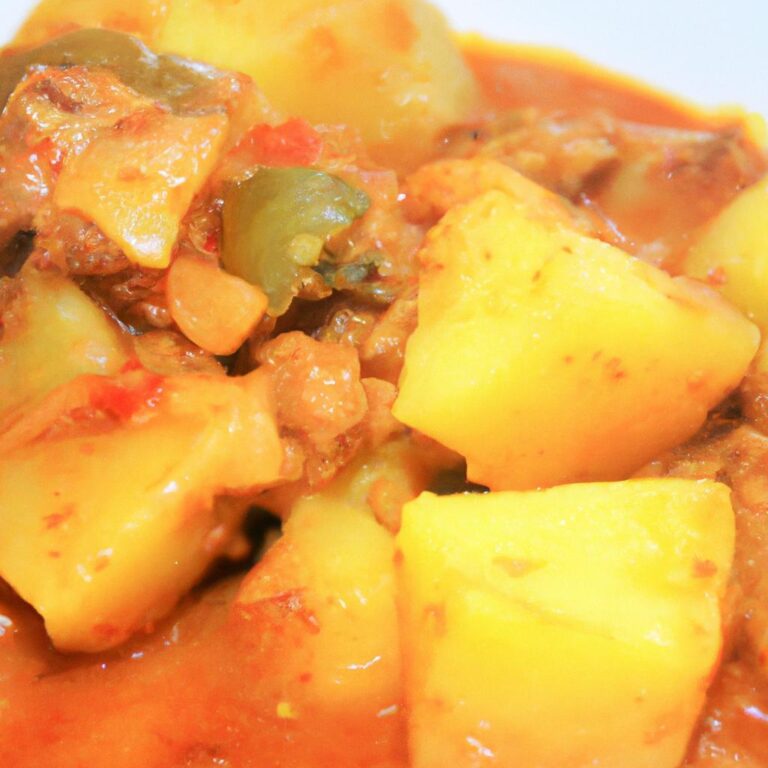 Masala kari s bramborami