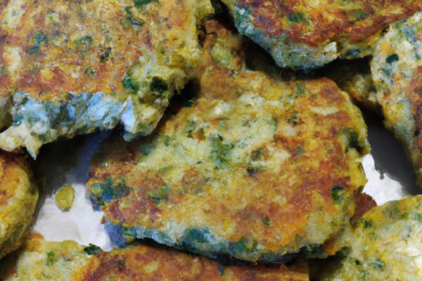 Pečené cuketové placičky s bylinkami