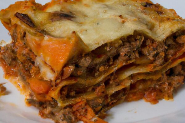 Domácí lasagne s hovězím ragú