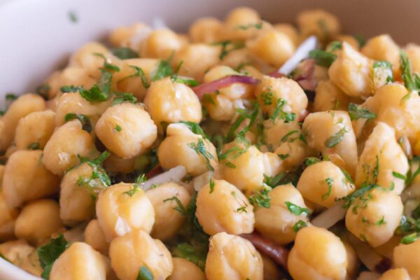 Cizrnový salát s bylinkami