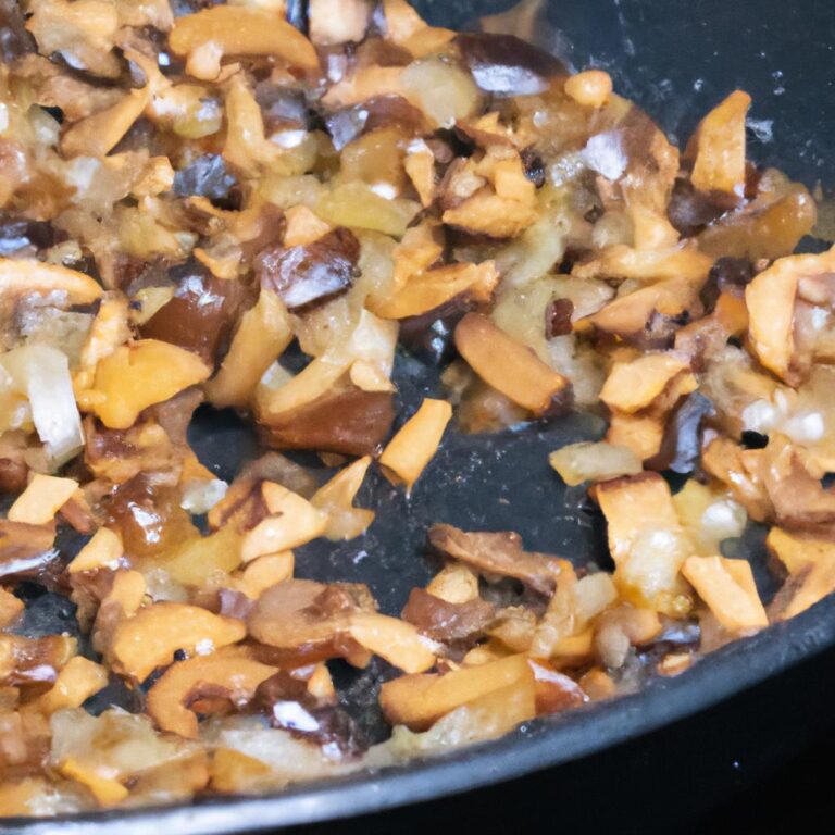 Kroupový kuba s houbami