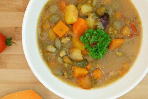 Veganská čočková polévka