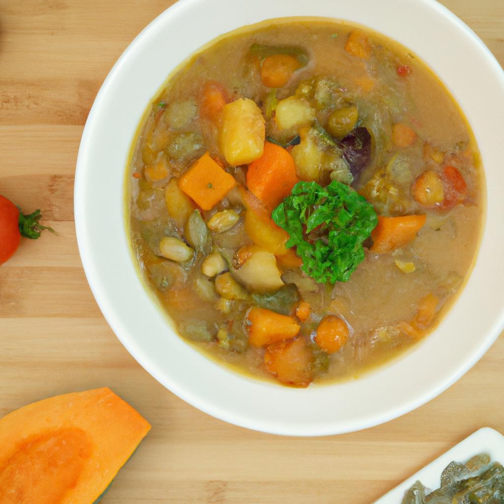 Veganská čočková polévka