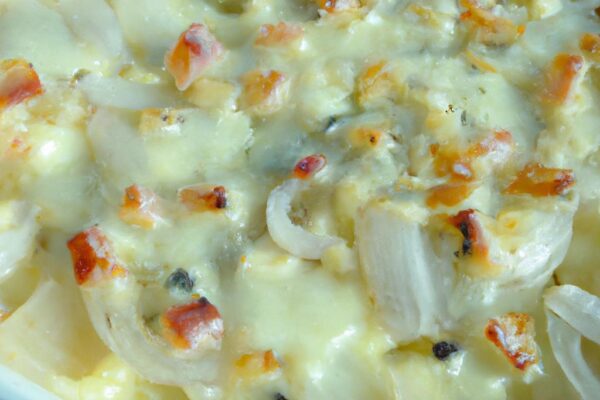 Zapékaná cibulačka se sýrem