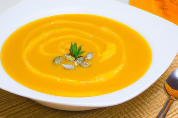 Krémová dýňová polévka bez mléka